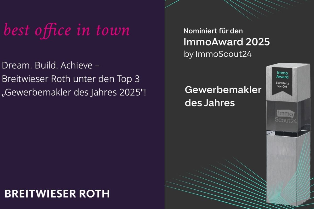 Wir freuen uns riesig über die Nominierung für den ImmoAward 2025