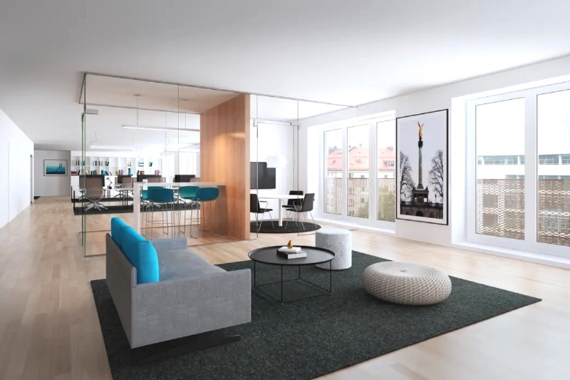 Komplett modernisiert … Bürohaus in prominenter Lage