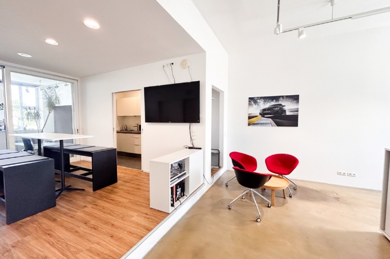 Auf kreativem Campusgelände … Coole Büroeinheit für Büro oder Showroom