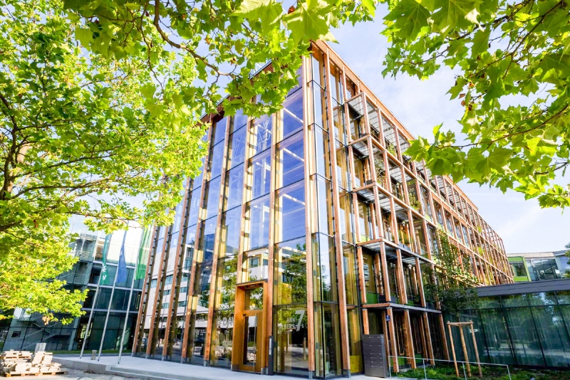 Modernes Büro mit nachhaltigem Raumkonzept