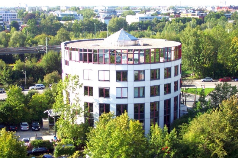 Außergewöhnliches Bürohaus im Münchner Osten
